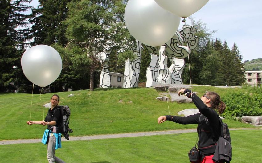 « 0,29 lieues sur la terre » Charlotte GAGNEUX et Lila ORGEBIN au Centre d'Art de Flaine